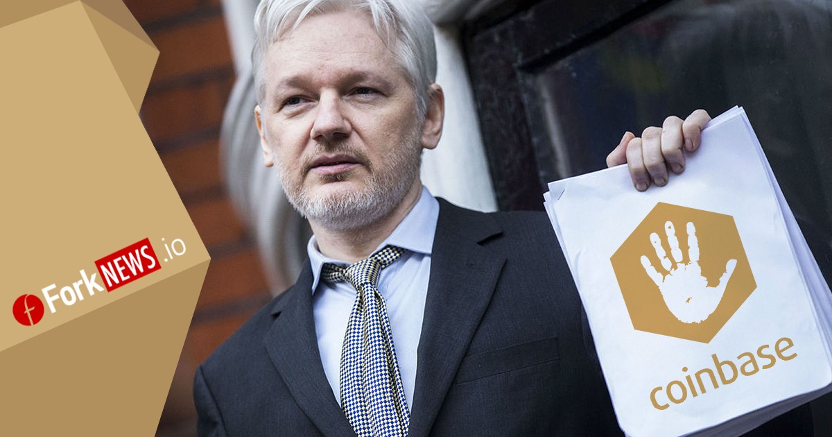  Coinbase заблокировала аккаунт WikiLeaks Shop 