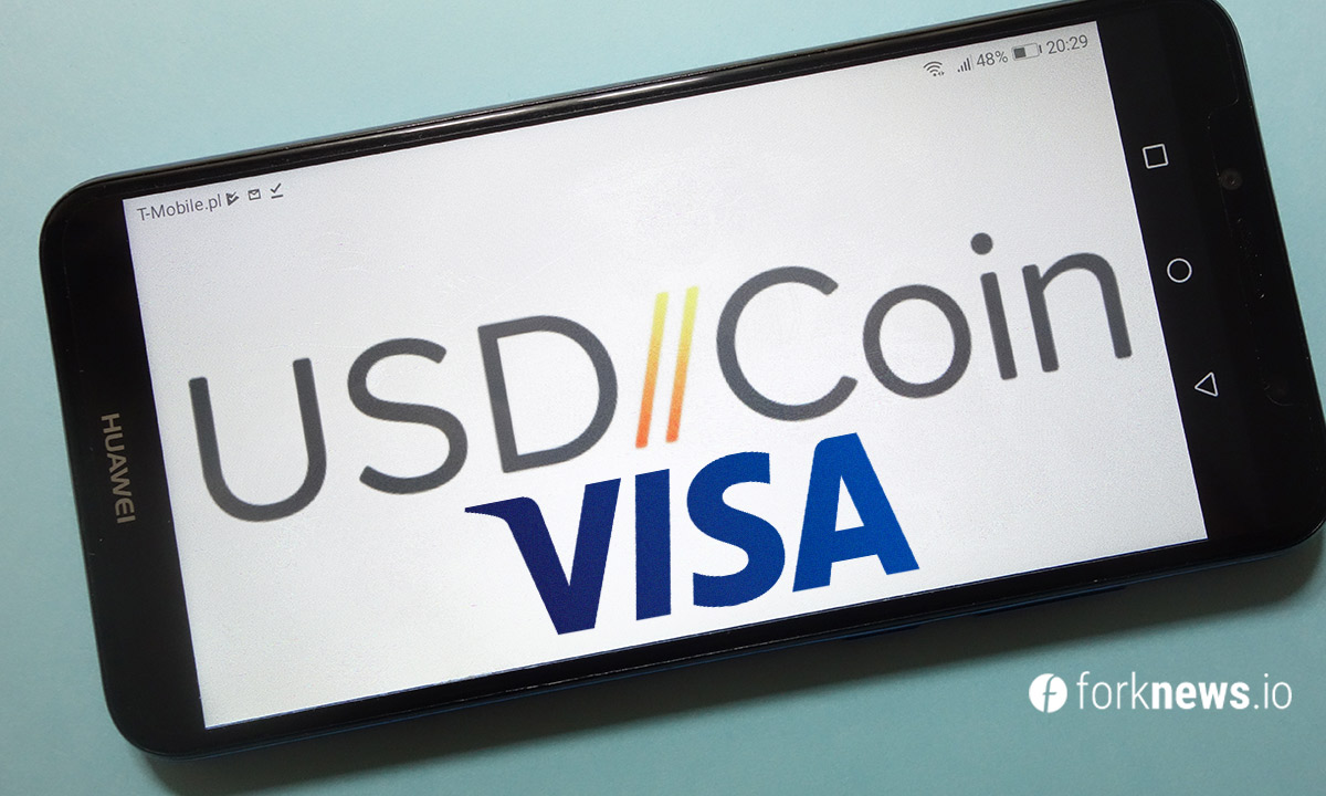 Visa выпустит карту с привязкой к стейблкоину USD Coin 